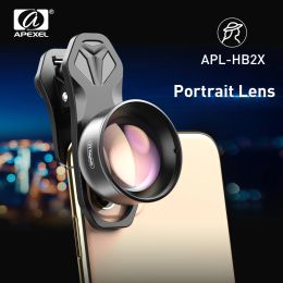 Télescopes Apexel HD 2x téléobjectif de téléobjectif Zoom Téléphone Lens 4K Télescope Lens avec filtre CPL Star pour Huawei Samsung iPhone tout smartphone