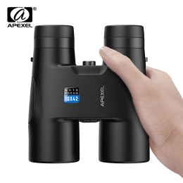 Télescopes Apexel HD10x42 Autofocus Binoculars Télescope puissant Focus fixe Prisme du toit durable pour les sports extérieurs Camping Tourisme