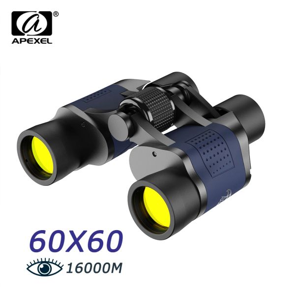 Télescopes Apexel High Clarity Télescope 60x60 BinocularS 10000m High Power for Outdoor Hunting Optical Night Vision Binoculaire Zoom fixe