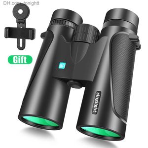 Télescopes Jumelles 12X42 télescope puissant longue portée professionnel Spyglass HD Camping équipement de tourisme pour Traving Suvival Bird Watch Q230907