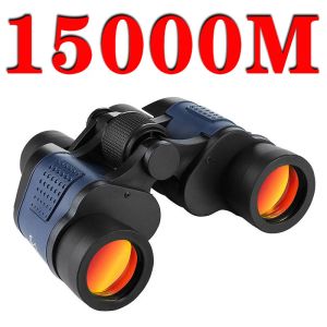 Telescopen Camping Binoculars 60x60 Lange afstand 15000m HD High Power Telescope Toerisme Binocuals Long Range krachtige binoculaires Jagen