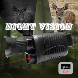 Telescopen Infrarood Night Vision Goggles 1080p HD Monocular Night Vision Telescope voor jagen op camping Picture en videorecord in het donker