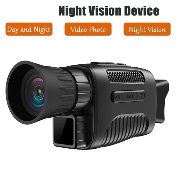 Télescopes mini monoculaire zoom chasse 5x dispositif de vision nocturne numérique Goggles 1080p 30fps