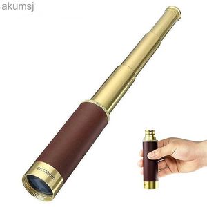 Télescopes Nouveau télescope monoculaire 25x30 outils Spyglass haute puissance miroir rétro Pirate Portable Vision nocturne portée binoculaire chasse cadeau YQ240124