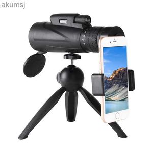 Télescopes Le plus récent puissant monoculaire 10-30X50 Camping en plein air chasse HD FMC télescopes avec trépied support pour téléphone portable observation vue des oiseaux YQ240124