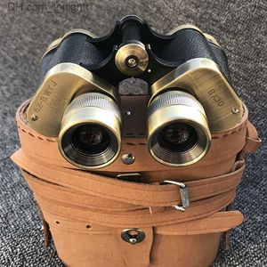 Télescopes Télescope en cuivre pur jumelles militaires lunette de repérage professionnelle avec télémètre HD Vision nocturne Q230907