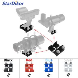 Télescopes Stardikor multifonction Finderscope Dovetail avec Guide de verrouillage Guide de portée Adaptateur Bracket pour le télescope astronomique