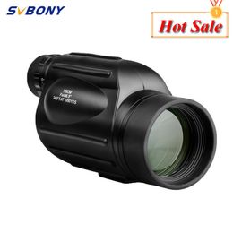 Telescopios Svbony Telescopio SV49 13x50 Monocular Potentes Monoculares Profesionales Binoculares Equipo de Camping Impermeable para Viajes Caza 230825