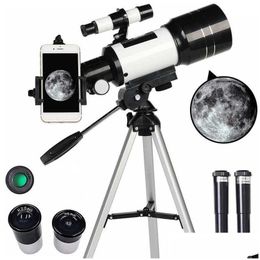 Telescopen Telescoop Verrekijkers Visionking Breking Astronomisch Met draagbaar statief Sky Monocar Telescopio Ruimteobservatiescoop Dhhwc