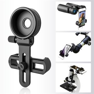 Mise à niveau des télescopes Adaptateur universel pour téléphone portable Support Clip Mount Matériau en caoutchouc souple pour télescope monoculaire binoculaire 221017