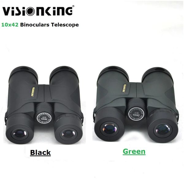 Télescopes Visionning Long Range 10x42 HUNTING Camping Binoculars Bak4 FMC Télescope puissant Télescope Prismaticos de Caza