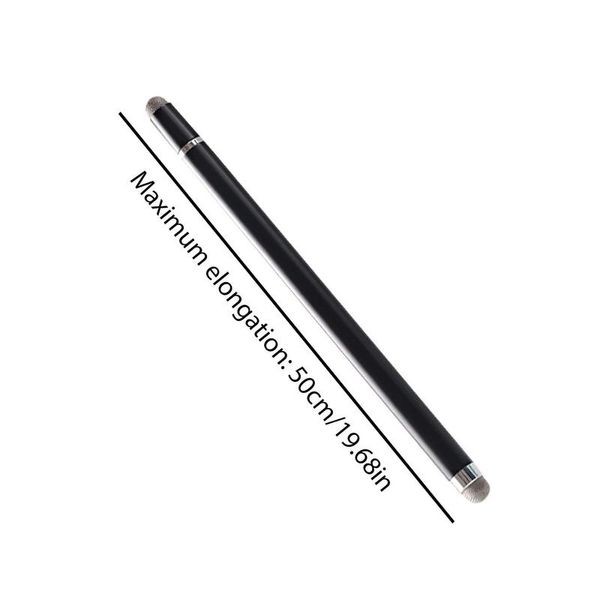 Telescópico Pen Stylus Teaching 2 en 1 Pantalla táctil Capacensador de metal de lápiz inteligente para tableta Teléfono móvil PC Computadora