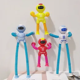 Telescópico POP Tube Ventosa Juguete Astronauta Fidget Toys Tubos Versátil Modelado Estiramiento Sensorial Descompresión Juguetes para Niñas Niños