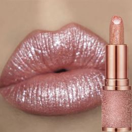 Cambio de color de temperatura Glitter Glitter Lipstick Implay de larga duración Tinta Matte Lip Tinte de labio mate Red Red Pink Sexy Lips Makeup