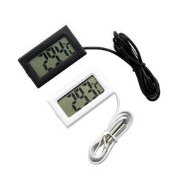 Temperatuurinstrumenten Digitale LCD -thermometer Hygrometer Weerstation Diagnostisch gereedschap Thermische regator Termometer 50 Drop Drafs