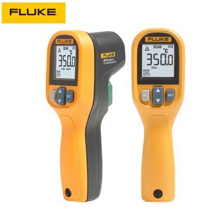 Instruments de température Fluke 62 Max 59 MT4 Thermomètre infrarouge sans contact Compteur de température laser numérique 30 à 500 degrés Jaune et noir