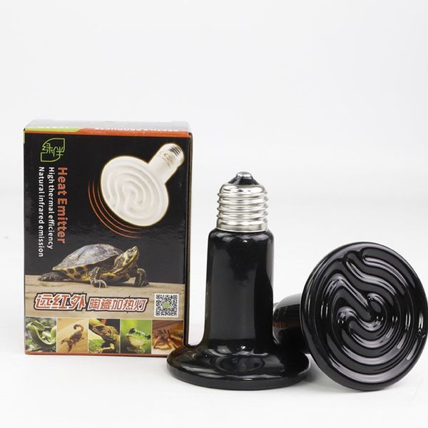 Instruments de température Infrarouge Céramique lampe chauffante lampes ampoule infrarouge (Reptile/animal de compagnie/amphibien/volaille) 220V ou 110V 50--250w