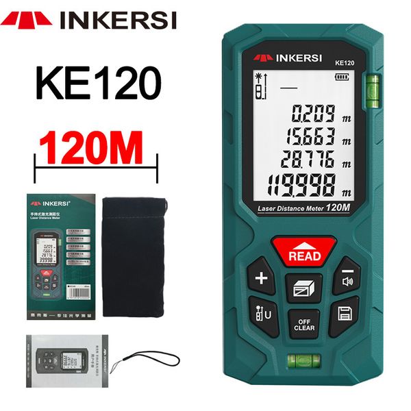 Instruments de température Ruban à mesurer laser numérique INKERSI Télémètre 40 m Distancemètre précis Construction Roulette Télémètre Trena Lazer 230731