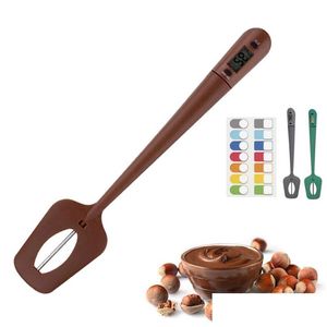 Instruments de température Sile Spata Thermomètre numérique électronique Cuisine Nourriture Barbecue Lait Café Bouillir Sirop Drop Delivery Office Dhhmv