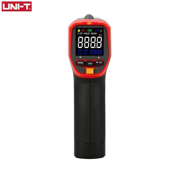 Instruments de température UT301A UT301C Thermomètre laser infrarouge sans contact Écran couleur HD Mesure de température industrielle