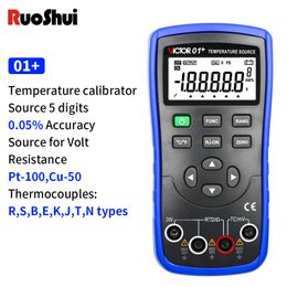 Temperatuurinstrumenten Victor 01 Multifunctionele proceskalibrator 8 Typen thermokoppel