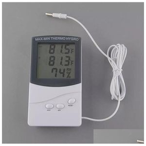 Instruments de température en gros Ktj Ta318 LCD numérique de haute qualité thermomètre intérieur/extérieur hygromètre température humidité Therm Dh6Po