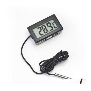 Temperatuurinstrumenten Groothandel Mini Digitale LCD Elektronische thermometer Sensor Temp Tester Duurzame precieze meter WDH1235 T03 Drop DHcyi
