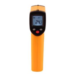 Temperatuurinstrumenten Groothandel Thermometer Gun Nice Contactloze LCD Ir Laser Infrarood Digitale temperatuurdaling Levering Kantoor Scho Dhqa0