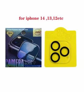 Gehard glas camera achterkant lensbeschermer schermbeschermers film voor iPhone 14 13 12 Mini 11 Pro Max 3D transparant ScratchResist5707806