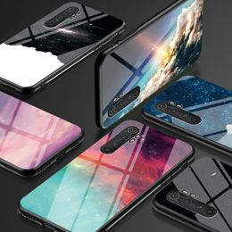 Gehard glas Glazen voor Xiaomi MI Note 10 Lite Pro Cover Volledige beschermende behuizing Xiomi MI CC9 CC9E A3 MI9 Lite Hard Phone Case