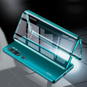 Gehard Glass Cases voor Xiaomi MI OPMERKING 10 Lite CC9 Pro Protector voor Xiomi MI Note 10 Pro Cover Magnetic Metal Randen