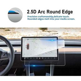 Gehard Glas Voor Tesla Model 3 Y 2021 Accessoires Center Control Touchscreen Auto Navigatie Screen Protector Film354l