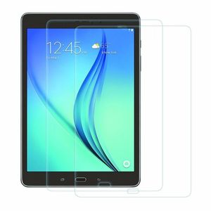 Película protectora de vidrio templado para Galaxy T380 T385 T560 P580 T580 T280 Tab S3 9.7 T820 T825 S4 10.5 T830 835 Tablet PC con toallita absorbente de polvo