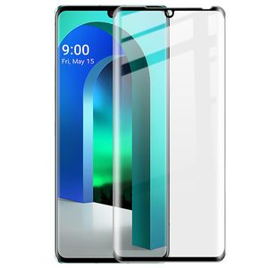 Protecteur d'écran en verre trempé 9H dureté 3D incurvé plein écran HD Film de protection pour LG Velvet G9