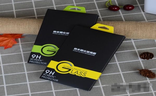 Protecteur d'écran en verre trempé, boîte de vente au détail vide, boîtes d'emballage pour iphone 11 12 Pro XS Max XR X 8 Samsung S20 S21 P9155480