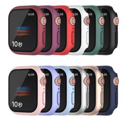 Protecteur d'écran en verre trempé pour Apple Watch 8 7 6 5 SE Ultra 49mm 45mm 44mm 3D Cover Bumpers PC Cover avec Retail Package Livraison gratuite