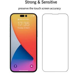 Getemt glazen schermbeschermer voor iPhone 14 13 12 11 Pro Max XS XR Mini Clear Scratch Resistant Film voor iPhone7 8 14Plus