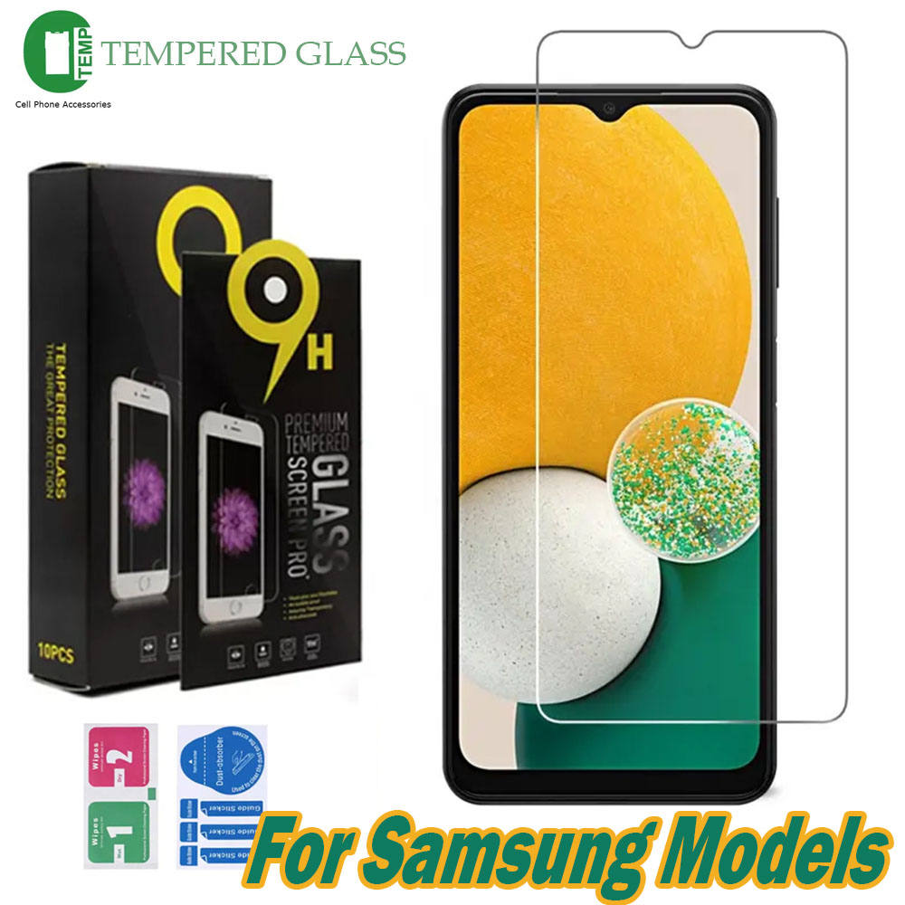 Tempererat glasskärmskydd för Samsung A53 A54 A73 A70 M54 A34 J7 M14 5G Moto G Stylus 0,33mm 2.5D Protector Film
