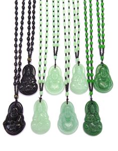 Temple Fair plaid shop sieraden mode dames039S imitatie jade guanyin boeddha trui ketting lange ketting 2nf7 407 Q23020067