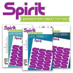 Tatuajes temporales 100 hojas Spirit Thermal Tattoo Transfer Paper A4 Tamaño Plantilla Copiadora de carbón Accesorios Suministro 230825