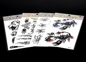 Tatouages temporaires 50 pcslot tatouage pour Art corporel araignées tatouage étanche bras poitrine tatouages autocollants 5822345