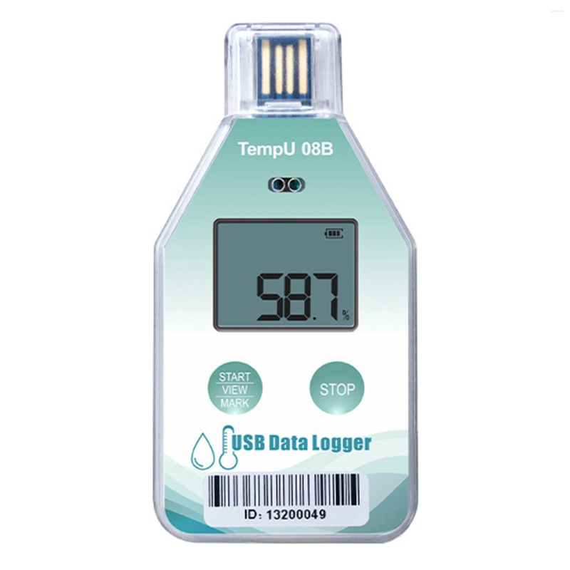 TEMPU08B温度データロガー32000容量PDFレポートの再利用IP67レコーダーコールドチェーン