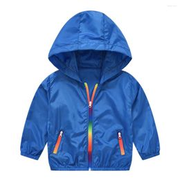 Tench Coats – veste d'été légère et respirante à capuche avec fermeture éclair pour enfants, vêtements résistants au soleil pour bébés garçons et filles, 2024