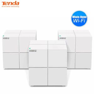 Tenda MW6 Mesh Draadloze Gigabit Router 11AC DualBand 24G50GHz Hele Huis Wifi Dekking Systeem Lange Afstand Brug Repeater 240113