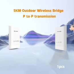 Tenda OS3 5KM 5GHz 867Ms extérieur CPE sans fil 5G WiFi répéteur Extender routeur AP Point d'accès pont p à 240113