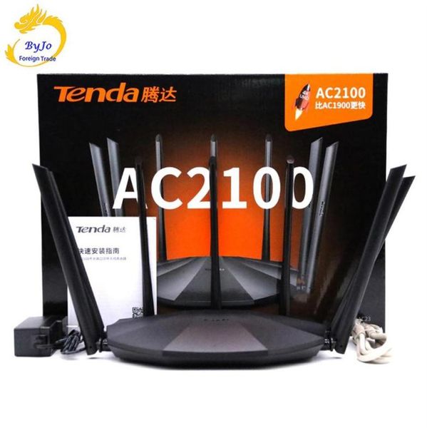 Tenda-enrutador Wifi inalámbrico Ac23, 2100mbps, compatible con ipv6 2, 4ghz, 5ghz, 802, 11ac, b, n, g, 3, 3u, 3ab, para familia, soho214b290z1443812