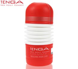 Tenga Rolling Head Male Masturbator Cup Edition Standard Silicon Pussy Simulate Vagin Sex Products For Men Sex Toys TOC103 Q1705211261