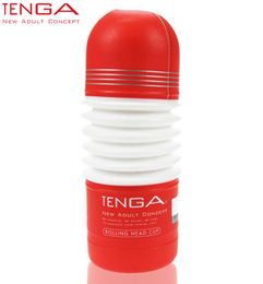 Tenga Rolling Head Male Masturbator Cup Edition Standard Silicon Pussy Simulate Vagina Sex Products For Men Sex Toys TOC103 Q1701316844