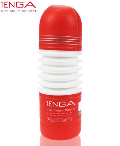 Tenga Rolling Head Male Masturbator Cup Edition Standard Silicon Pussy Simulate Vagin Sex Products For Men Sex Toys TOC103 Q1702833101