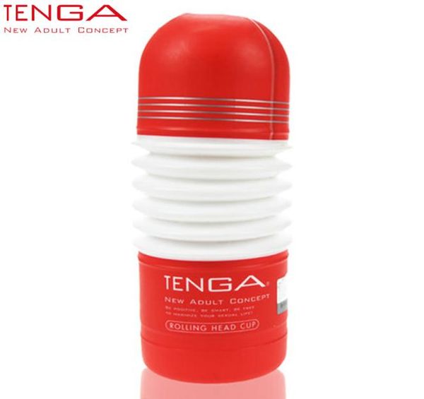 Tenga Rolling Head Male Masturbator Cup Edition Standard Silicon Pussy Simulate Vagina Sex Products For Men Sex Toys TOC103 Q1709461273